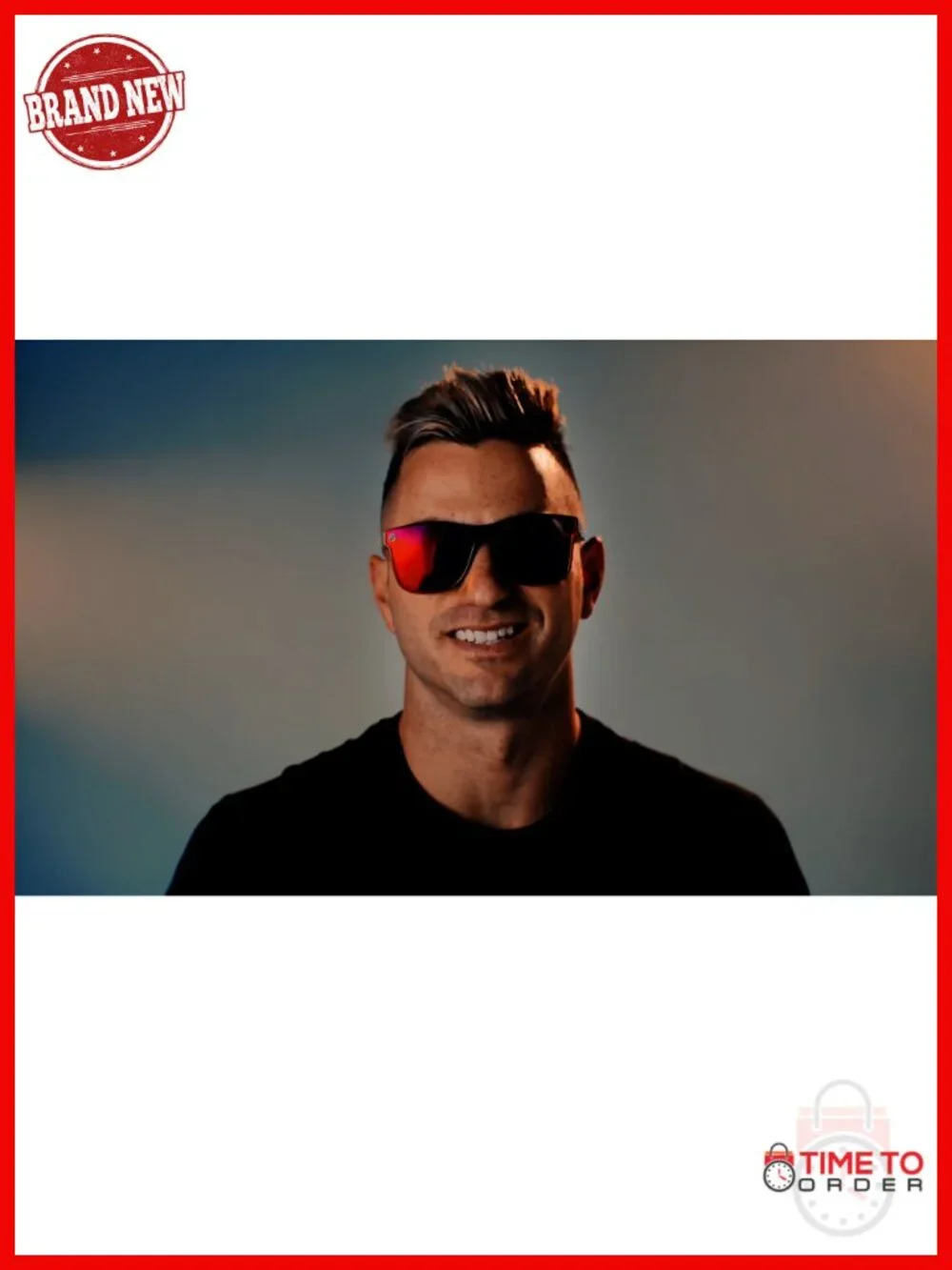 Polarized Sunglasses with 100% UV Protection - Classic Round Polycarbonate